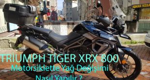 Triumph Tiger XRX 800 -XCA-XCX -XR Yağı Nasıl Değiştirilir?
