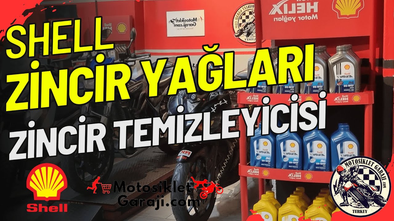 Shell Motosiklet Yağları ve Zincir Yağları Yetkili Satış ve Servis Noktası