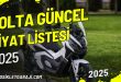 Volta Güncel Fiyat Listesi 2025