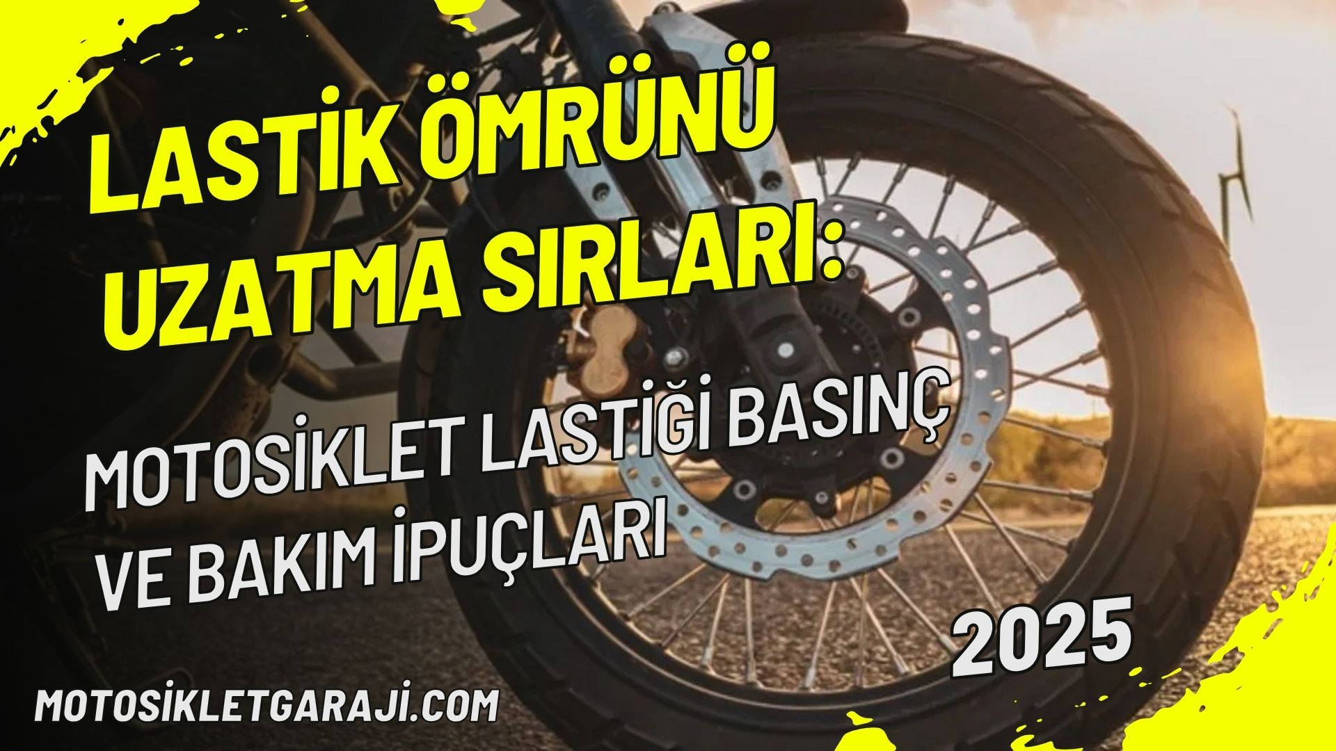 Lastik Ömrünü Uzatma Sırları: Motosiklet Lastiği Basınç ve Bakım İpuçları
